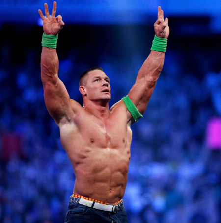 John Cena is also active in philanthropic works.